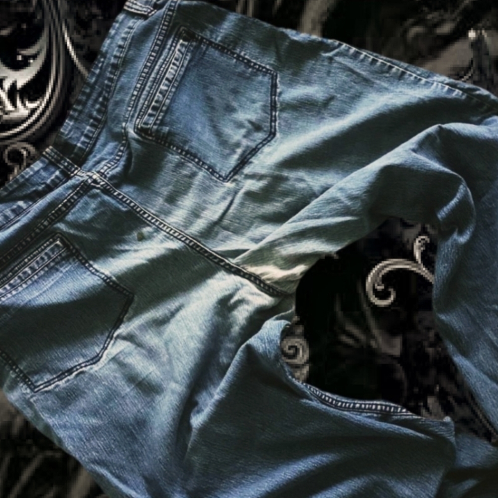 classic blue denim jeans
